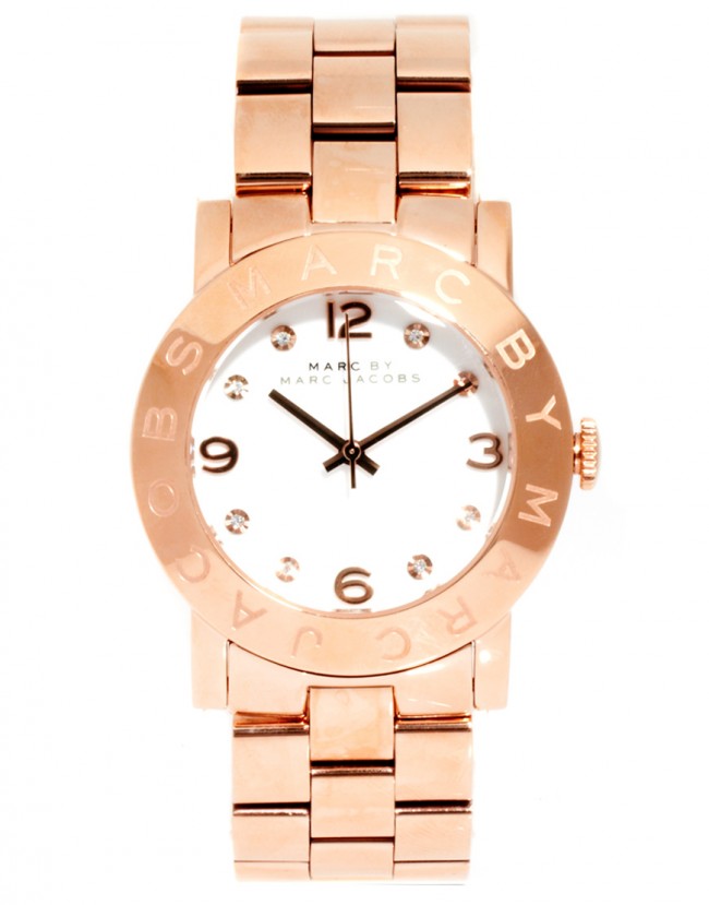 Marc By Marc Jacobs - Amy - Armbanduhr in Roségold, MBM3077 - Rosévergoldete