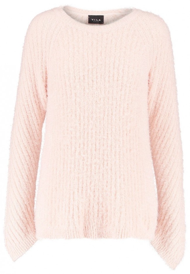 Vila VIASO Strickpullover peach blush