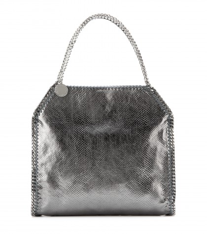 Stella McCartney - Schultertasche Falabella Small mit Schlangenprägung