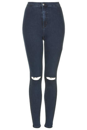 Topshop - Schwefelgelbe MOTO Joni Jeans - Blau