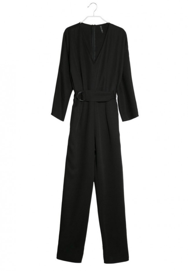 Mango Jumpsuit schwarz