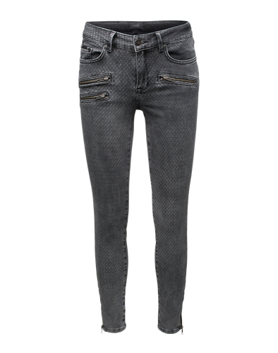 MbyM Denim mit Print Cobain grau